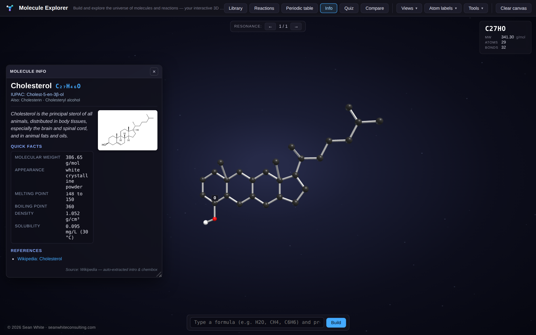 See the chemistry, not just the balls and sticks — screenshot